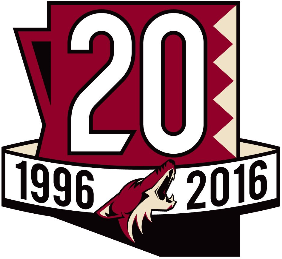 Arizona Coyotes 2017 Anniversary Logo iron on transfers for clothing